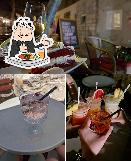 Questa è la foto che presenta la cibo e interni di Cocktail bar Massimo
