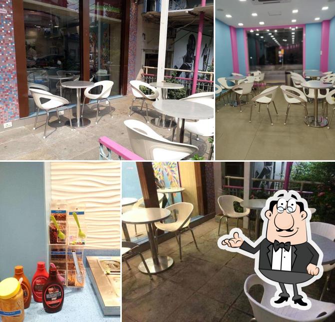 Check out how Myfroyoland Premium Frozen Yogurt - Hill Road Bandra West looks inside