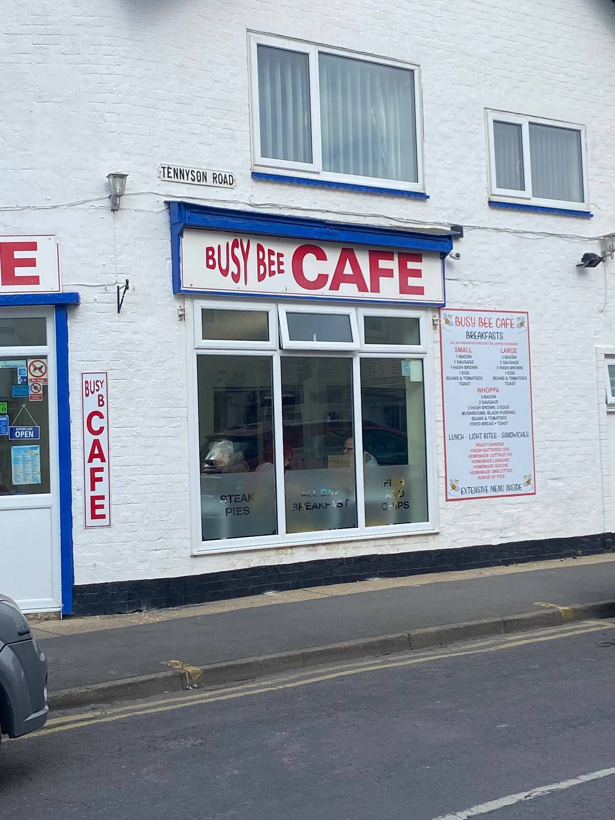 Menu at Busy Bee Cafe, Mablethorpe