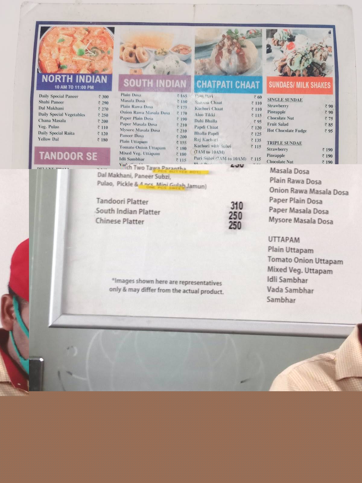 Menu at Bikanervala, Gajraula