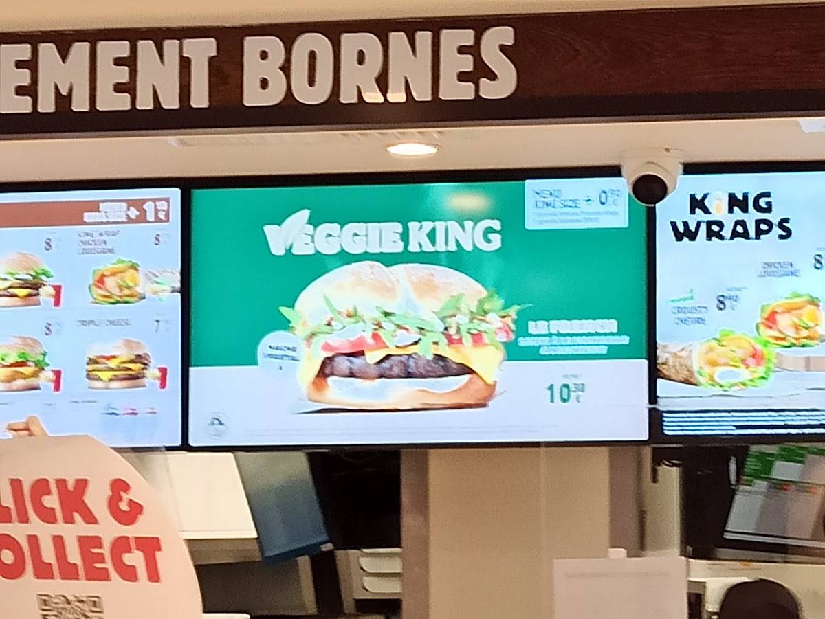 Menu At Burger King Fast Food Merceuil Autoroute A6 Aire Beaune Merceuil