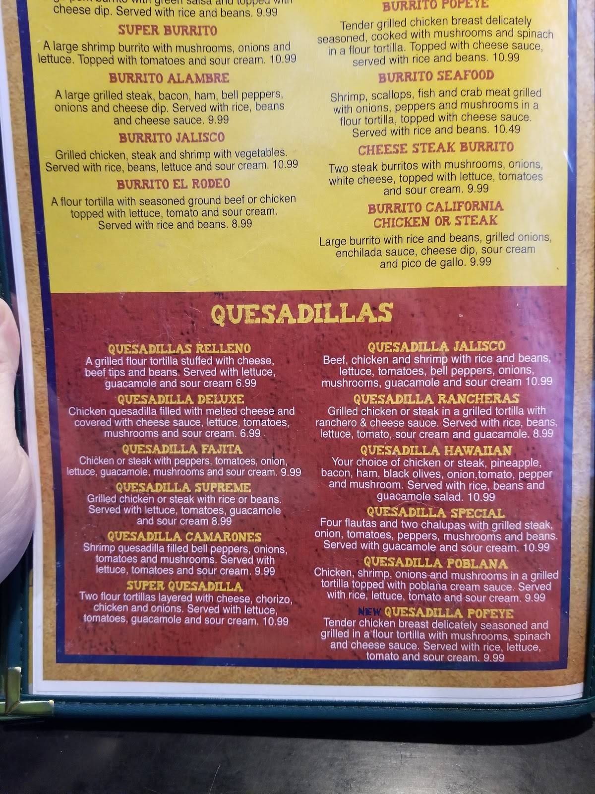 Menu At El Rodeo Grande Restaurant, Prestonsburg