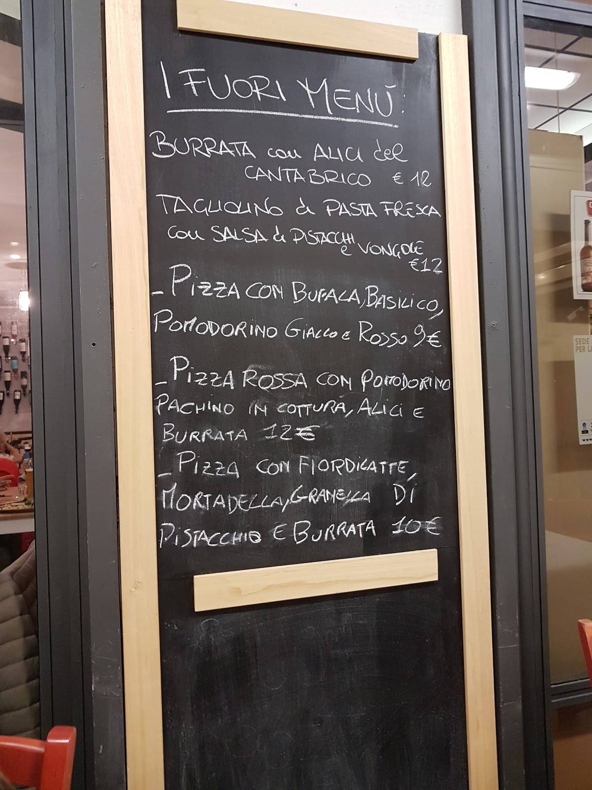 Menu da Il Piccolo Ingordo ristorante, Marina di Pietrasanta