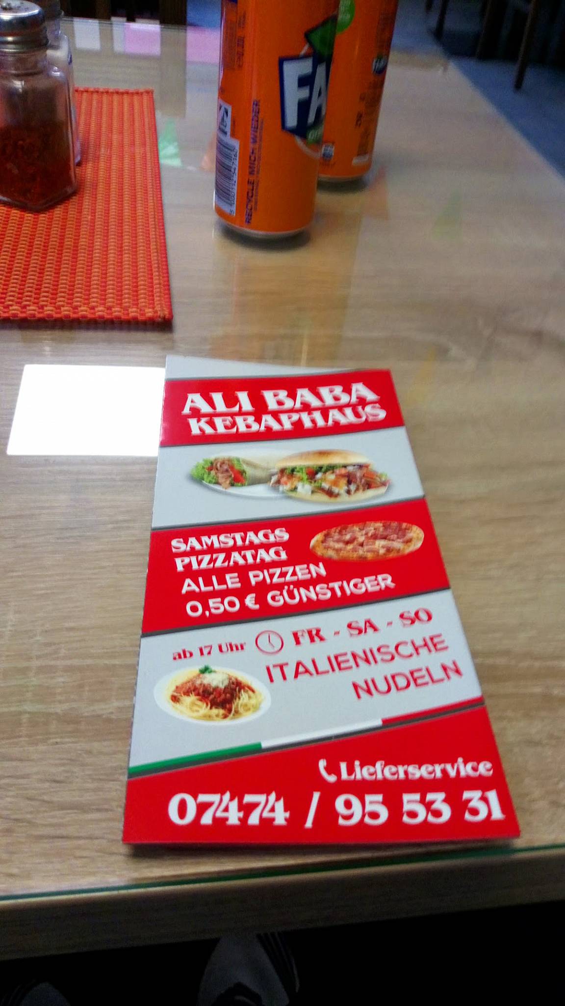 Speisekarte Von Ali Baba Kebap Haus Restaurant Haigerloch