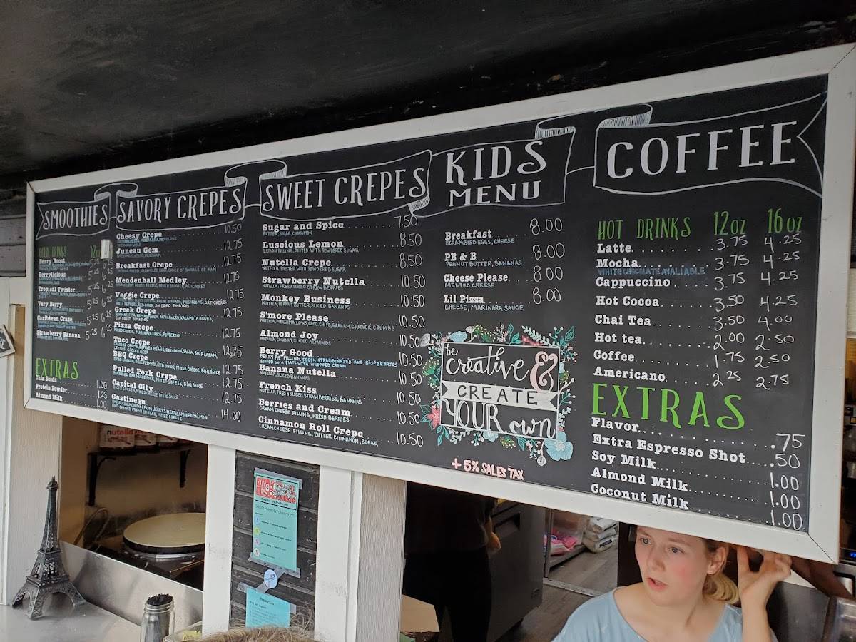 Menu at Deckhand Dave's Fish Tacos restaurant, Juneau, 139 S Franklin St