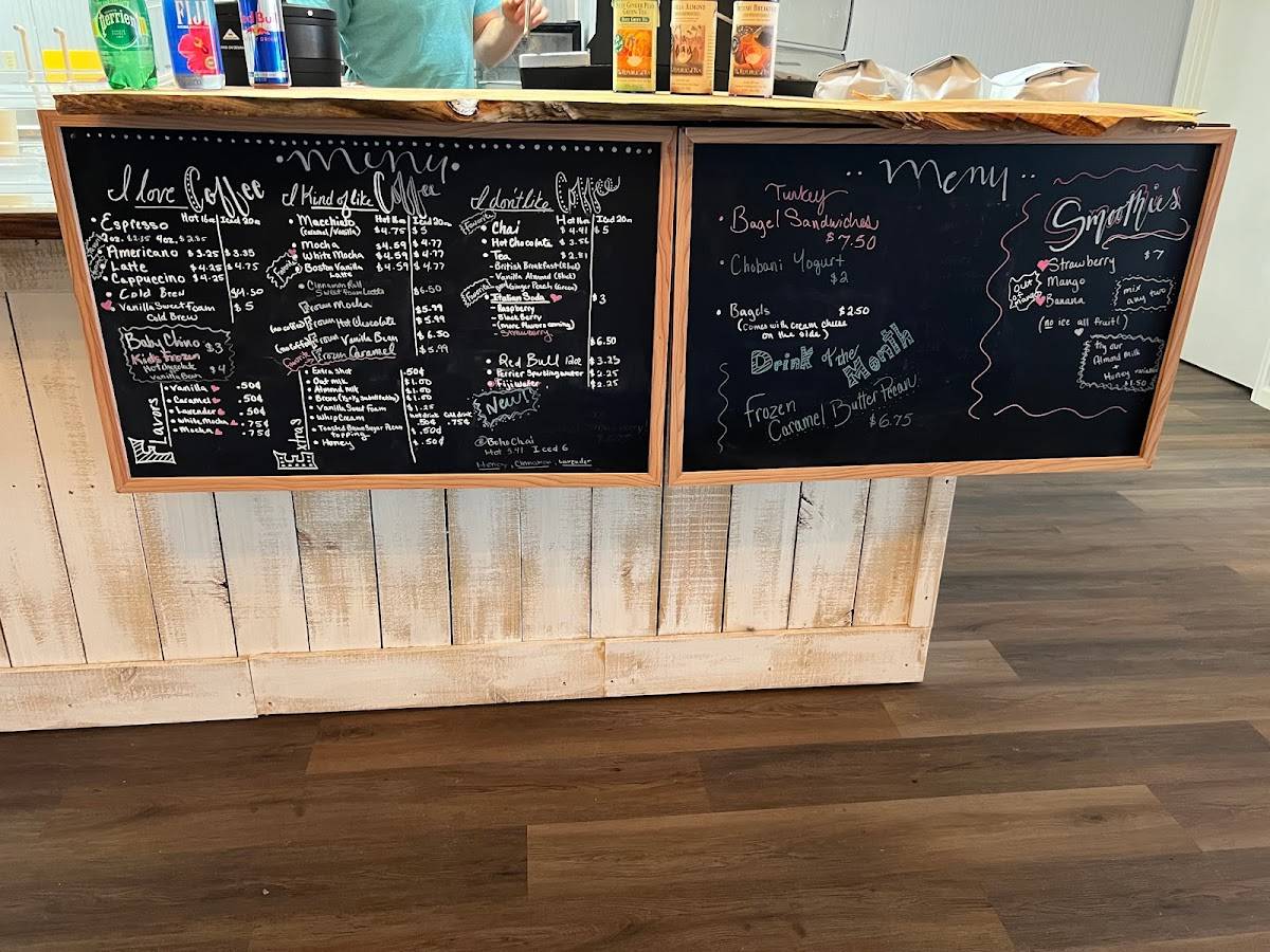 Menu at Kairos Pemos Coffee Shop, Ellaville