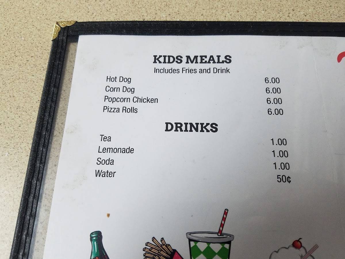 Menu at Bill's Grill restaurant, Patrick