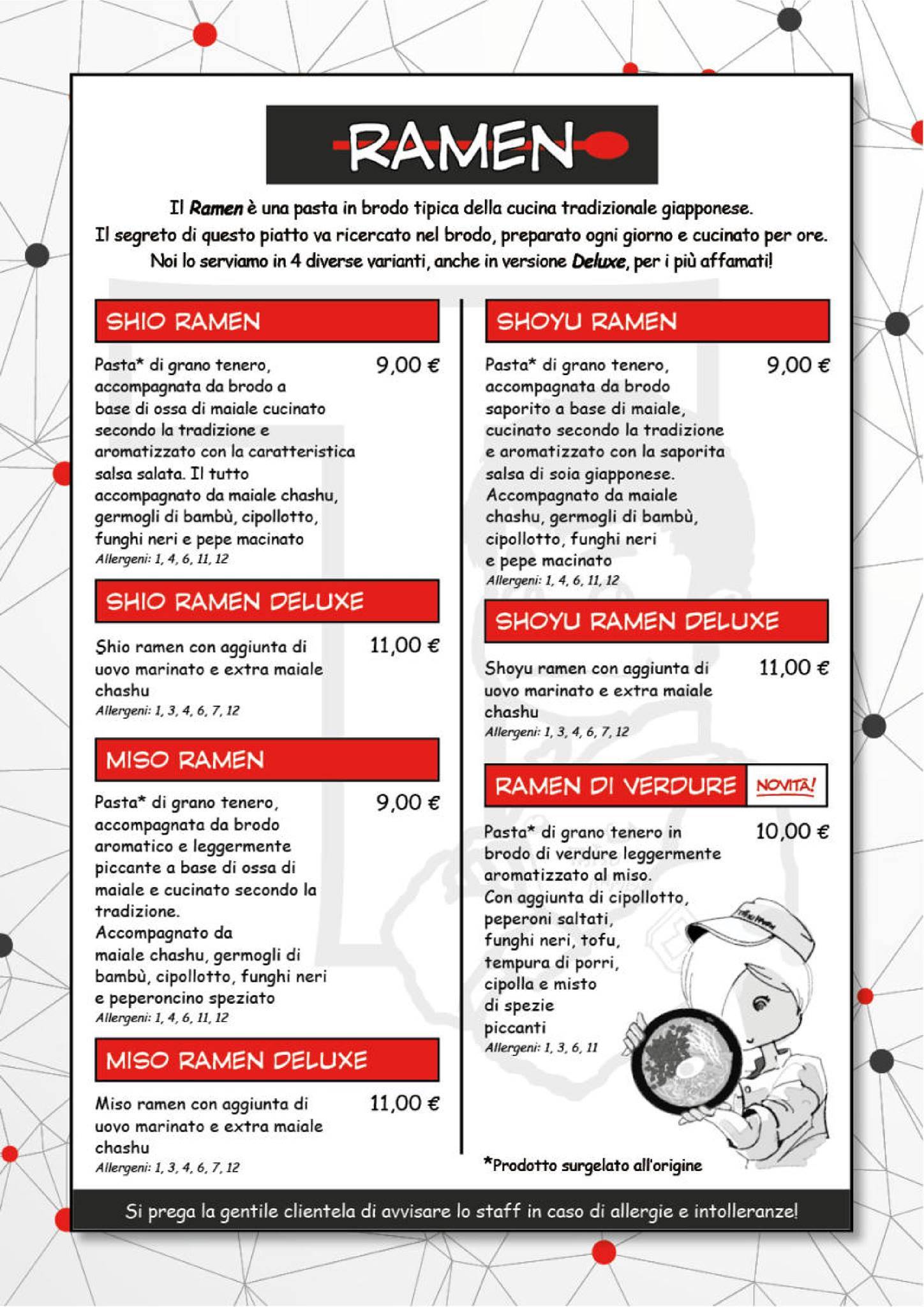 Menu At Tatsu Ramen Milano Restaurant Milan