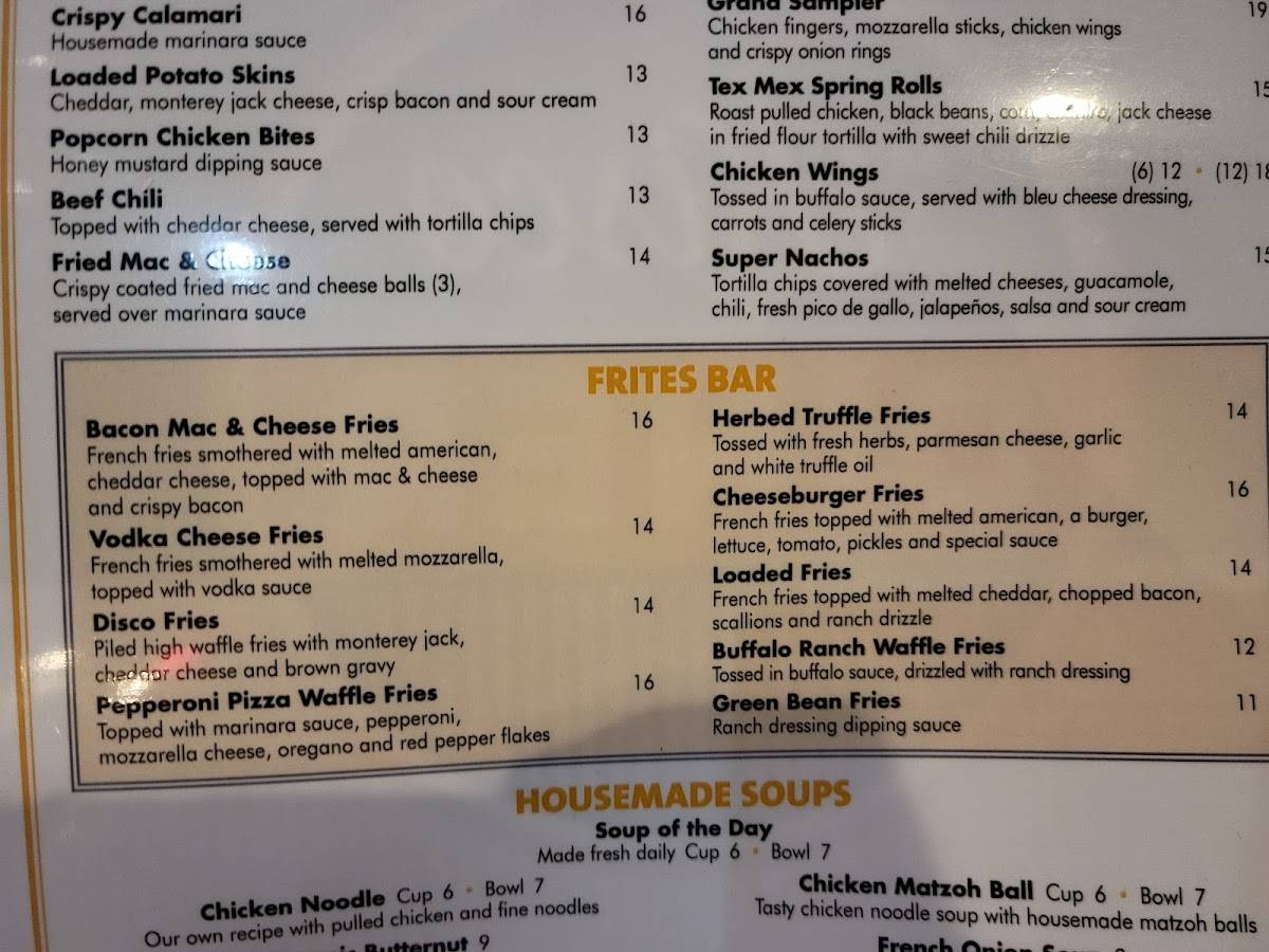 Menu at Mt. Kisco Diner restaurant, Mount Kisco