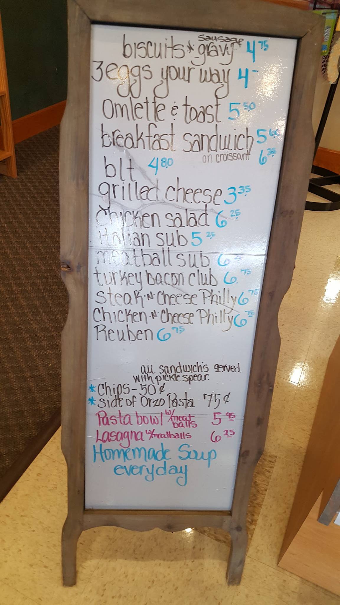 Menu at Pallotta's Pastries & Gift restaurant, Cuyahoga Falls