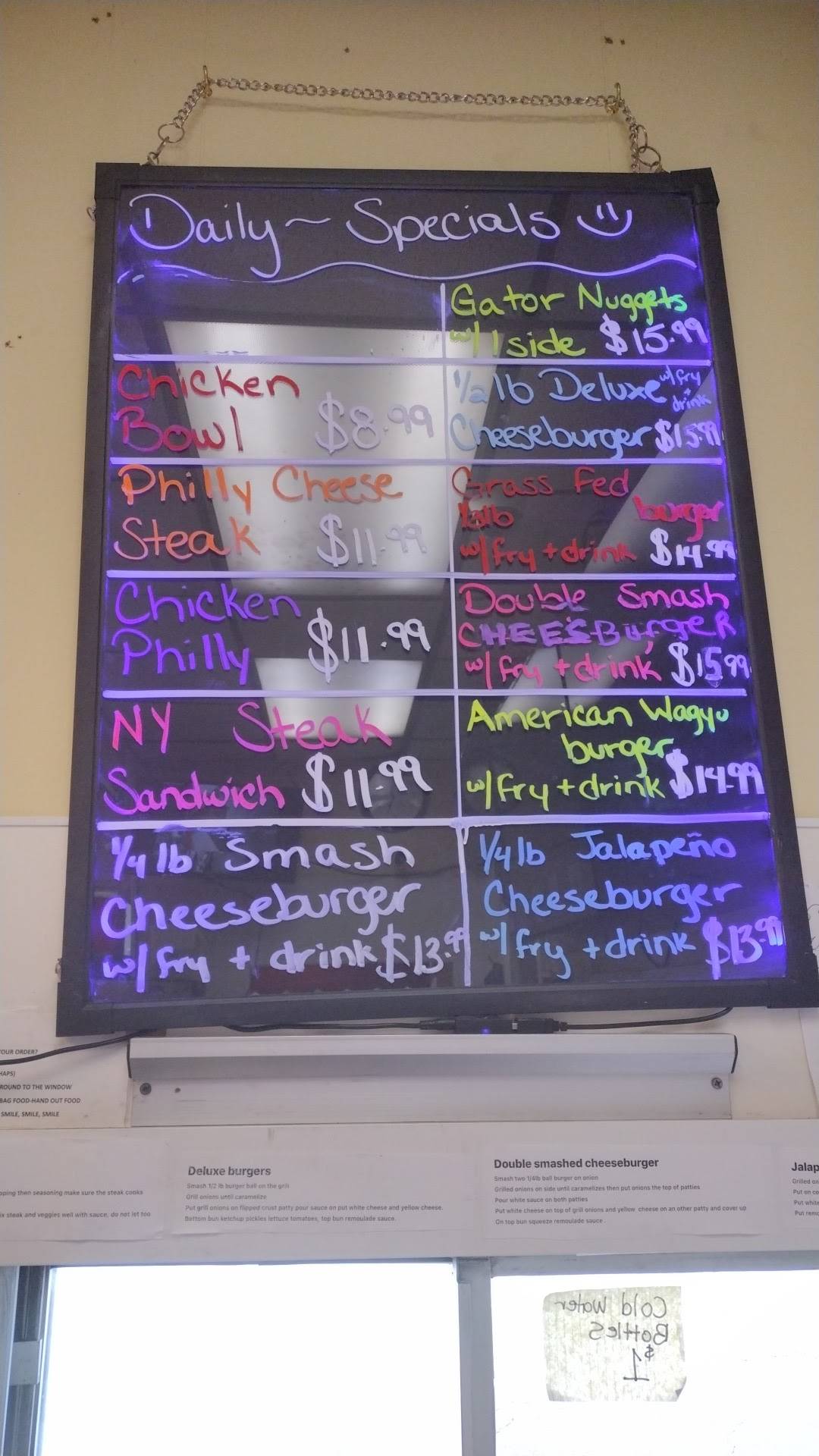 Menu at Fish & Chix restaurant, Umatilla, 100 N Central Ave