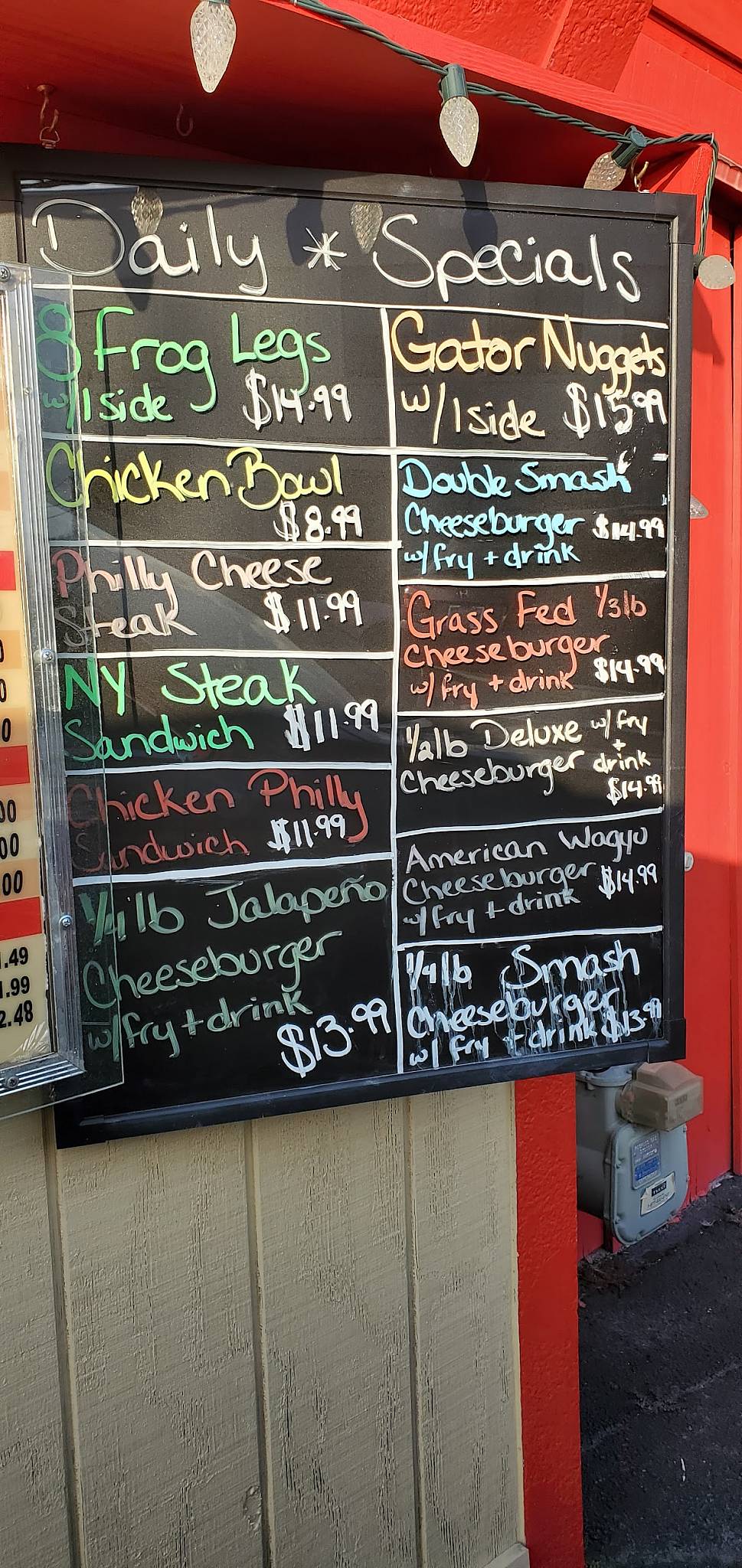 Menu at Fish & Chix restaurant, Umatilla, 100 N Central Ave