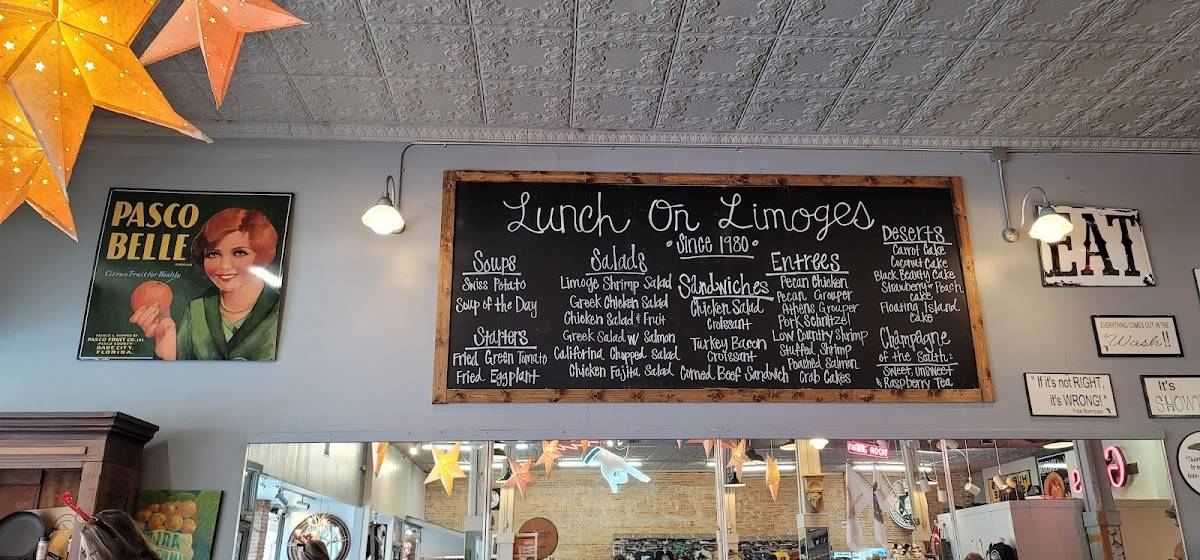Carta del restaurante Florida Cracker Lunch On Limoges, Dade City, 7th St