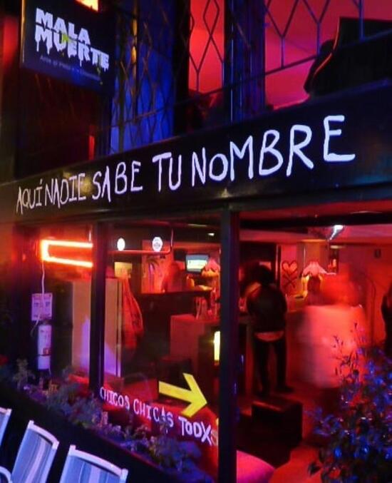 Carta del pub y bar Mala Muerte, Bogotá